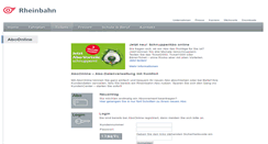 Desktop Screenshot of aboonline.rheinbahn.de